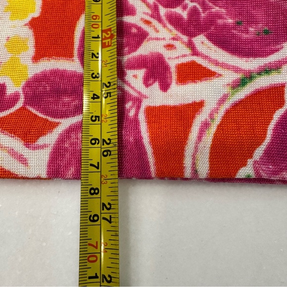 Ralph Lauren Women's Plus Size 3X Colorful Floral Knit Top Short Sleeves - Picture 6 of 10